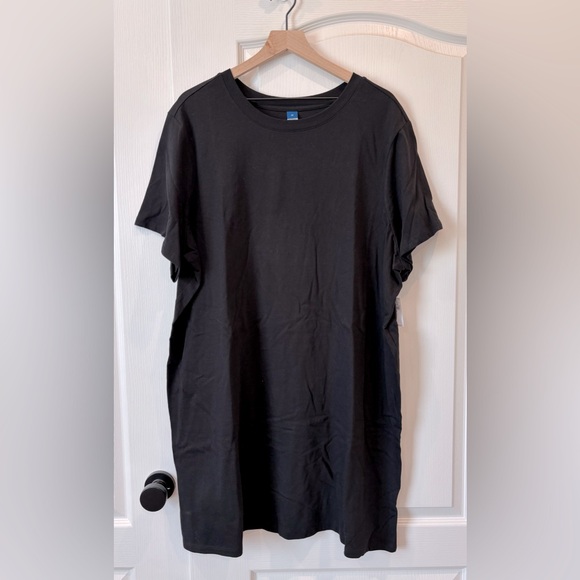 Crew Neck Mini T-Shirt Dress - Picture 2 of 3